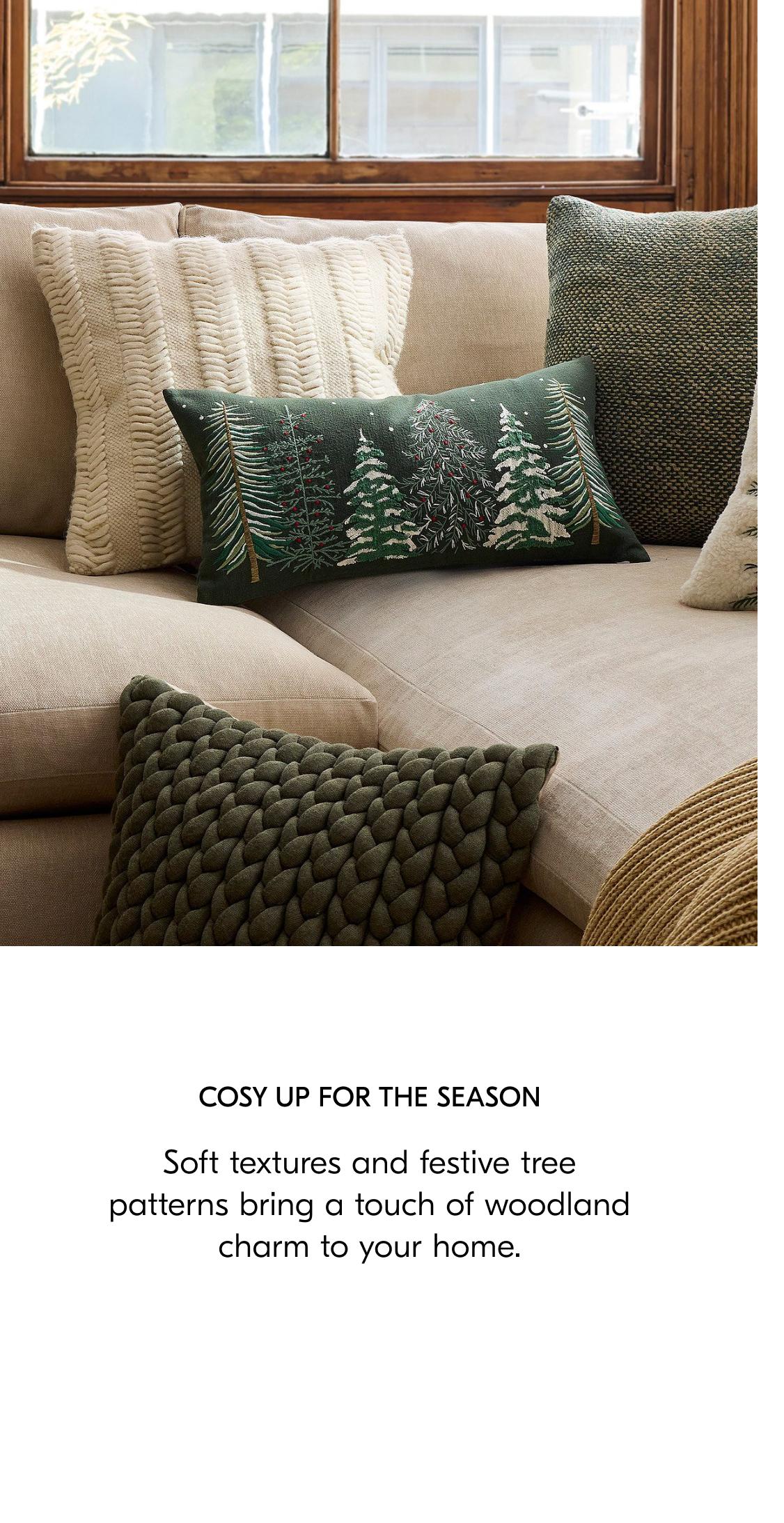 Shop Christmas Cushions & Throws